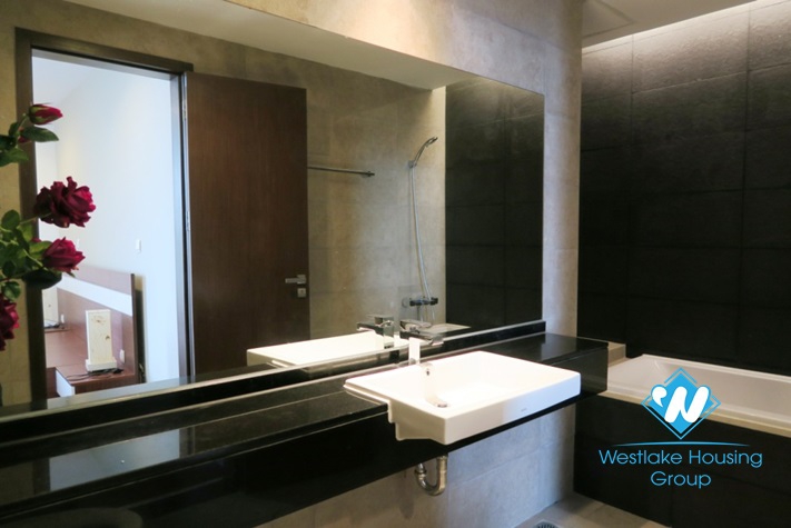 Beautiful apartment for rent in high floor of the Lancaster Building, Ba Dinh District, Hanoi
